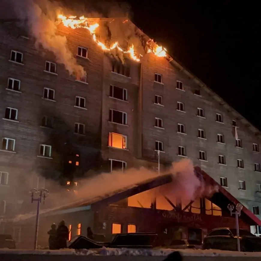 Bolu Kartalkaya’da Grand Kartal Otel'de çıkan yangın: 66 ölü, 4 gözaltı