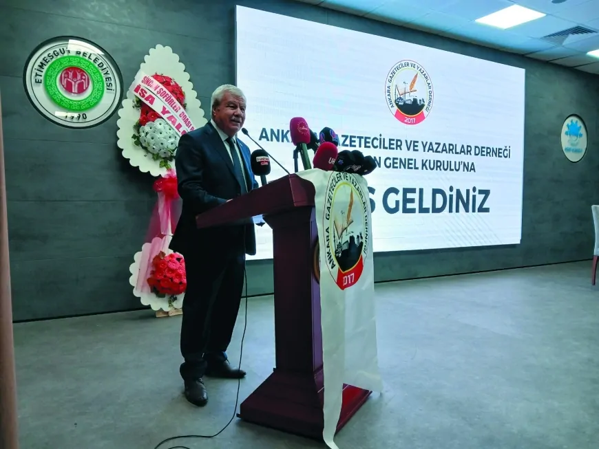 Ömer Uzun, Ankara Gazeteciler ve Yazarlar Derneği Başkanlığına Yeniden Seçildi