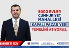Karabük'te Çok Amaçlı Kapalı Pazar Yeri İçin İlk Adım Atıldı!