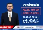 Yenişehir Açık Hava Sineması, Yıllar Sonra Yeniden Karabüklülerle Buluşuyor