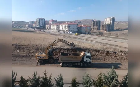 Mansur Yavaş: 'Pursaklar'da Ulaşımı Rahatlatacak Yol Çalışması Başladı'