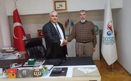 M. Arif Kılıç, DOSEV’in Bölge Temsilcisi Olarak Göreve Başladı