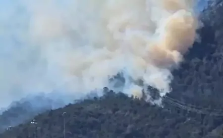Antalya’da orman yangını kontrol altına alınmaya çalışılıyor