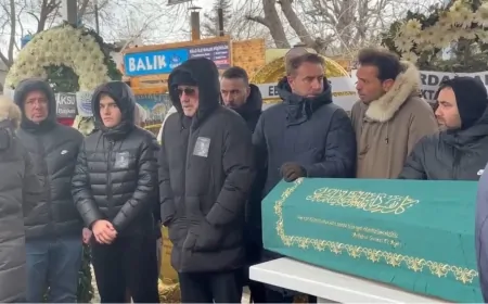 Sergen Yalçın'ın kardeşi Gürsoy Yalçın son yolculuğuna uğurlandı