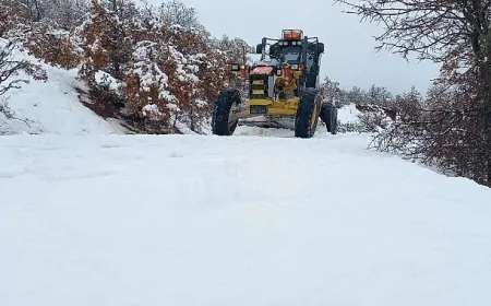 Afyonkarahisar'da Karla Mücadele Seferberliği: Ekipler 24 Saat Sahada