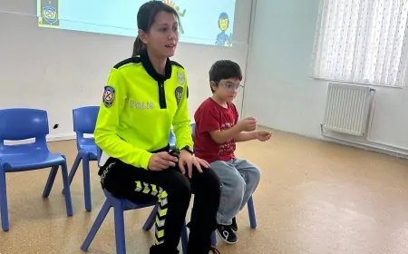 Çankaya Belediyesi'nden Miniklere Trafik Eğitimi