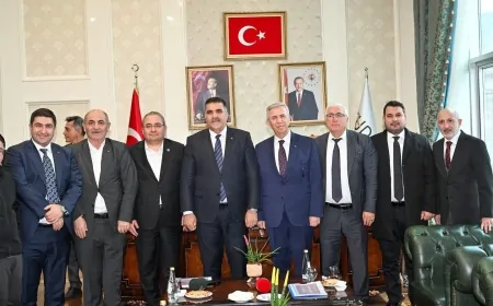 Ankara Belediye Başkanları Deprem Bölgesini Ziyaret Etti