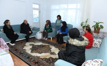 Kahramankazan Belediyesi Depremzede Aileleri Ziyaret Etti