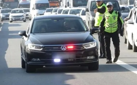 Eski Milletvekillerine Çakar Lambası ve Geçiş Üstünlüğü İzni Verildi