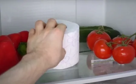 Buzdolabındaki Kötü Koku ve Nem Sorununa 1 Rulo Tuvalet Kağıdı Çözümü
