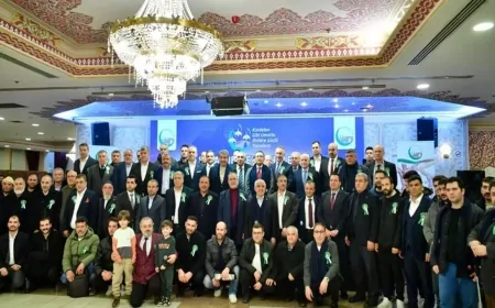 Adıyamanlılar Vakfı 6 Şubat Depreminin Ardından Deprem Şehitlerini Andı