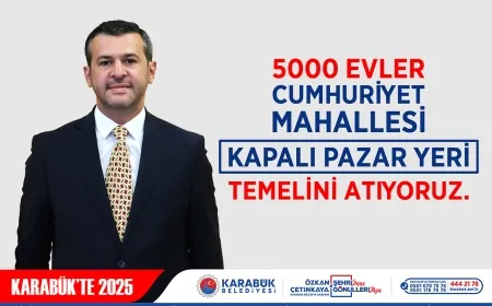 Karabük'te Çok Amaçlı Kapalı Pazar Yeri İçin İlk Adım Atıldı!
