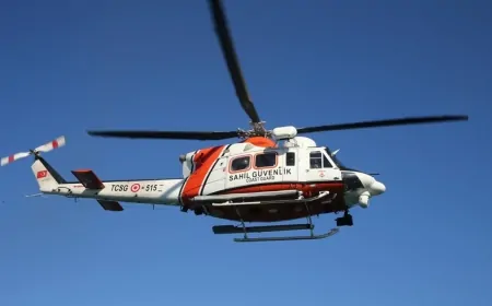 Sahil Güvenlik Helikopterleri ‘Mavi Vatan’ı Havadan Gözetliyor