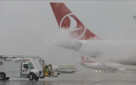 İstanbul’da Yoğun Kar Yağışı! 12 Şubat’ta İptal Edilen Uçuşlar Belli Oldu