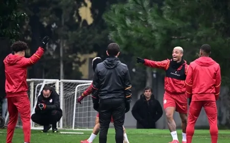 Galatasaray, AZ Alkmaar karşılaşması öncesi hazırlıklarını tamamladı