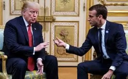 MACRON'DAN TRUMP'A GAZZE AÇIKLAMASI: '2 MİLYON İNSANIN YAŞADIĞI TOPRAKLAR'