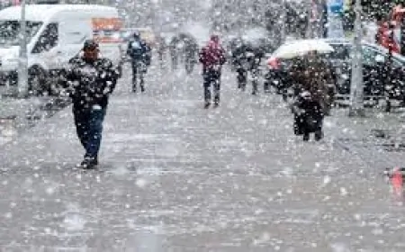 Tokat'ta karla karışık yağmur ve yağışlar etkili olacak