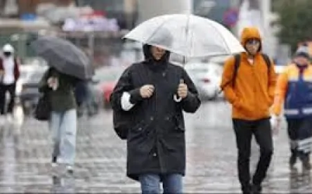 Samsun’da çok bulutlu hava ve karla karışık yağmur bekleniyor