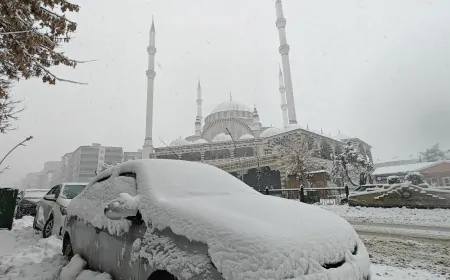 Muş’ta yoğun kar yağışı bekleniyor: Ulaşımda aksamalara dikkat!