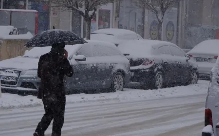 Van’da yoğun kar yağışı bekleniyor: Sıcaklıklar düşecek