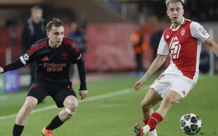 Benfica, Monaco'yu tek golle geçti! Aktürkoğlu ve Kökçü 90 dakika sahada