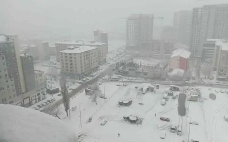 Kayseri’de kar yağışı etkisini gösterecek: İşte ilçe ilçe hava durumu