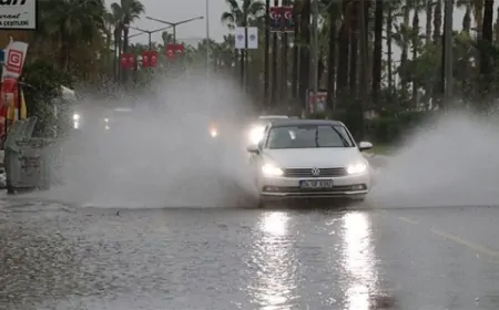 Mersin’de sağanak yağış uyarısı: Hangi ilçelerde etkili olacak?