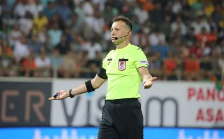 TÜMOSAN KONYASPOR REEDER SAMSUNSPOR MAÇININ HAKEM HEYETİ AÇIKLANDI