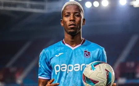 Simon Banza'dan tarihi derbi golü! Trabzonspor'un unutulmazları arasına girdi
