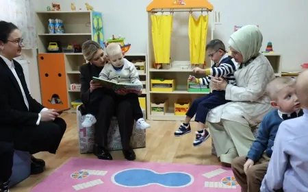 Emine Erdoğan ve Zelenska, Cumhurbaşkanlığı Millet Kütüphanesini ziyaret etti