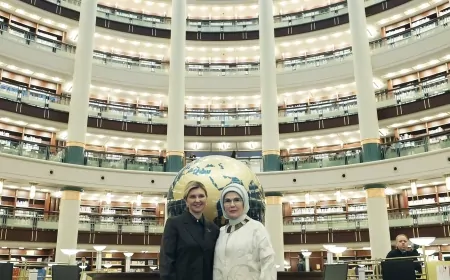 Emine Erdoğan ve Olena Zelenska, Ankara'da Ukraynalı savaş mağduru çocukları ziyaret etti