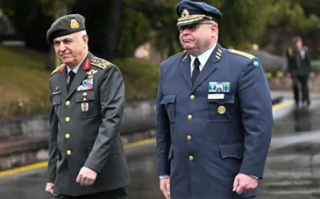 TSK ve İsveç Genelkurmay Başkanları Ankara'da Bir Araya Geldi