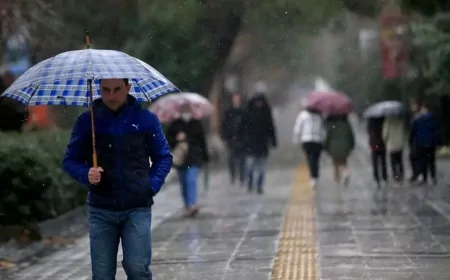 Burdur’da hava durumu: Yağmur ve karla karışık yağmur etkili olacak
