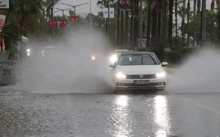 Isparta’da hava durumu: Yağmur ve karla karışık yağmur etkili olacak