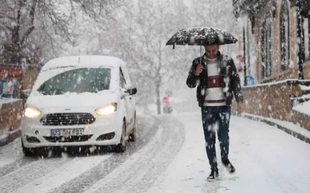Elazığ'da 19-20 Şubat Tarihlerinde Kuvvetli Yağış ve Kar Uyarısı: Çığ ve Buzlanma Riski