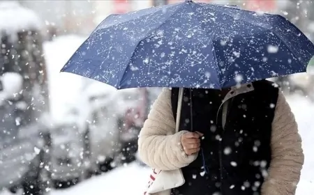 Adıyaman'da 19-20 Şubat'ta Kuvvetli Yağış ve Karla Karışık Yağmur Bekleniyor: Çığ Riski ve Buzlanma Uyarısı