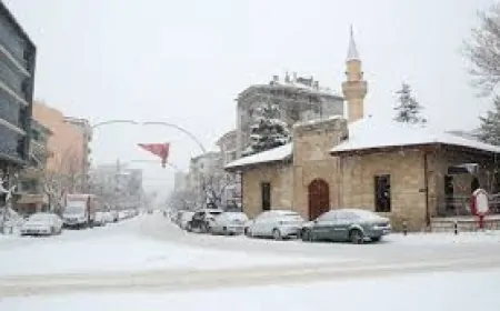 Karaman'da Bugün Hava Durumu: Yağmur ve Kar Yağışı Etkili Olacak