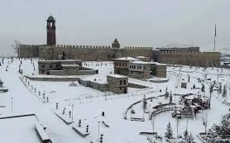 Erzurum ve Çevresinde Kuvvetli Kar Yağışı ve Buzlanma Tehlikesi: Ulaşımda Aksamalar Bekleniyor