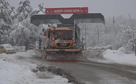 Kırklareli'nde Kar Yağışı Başladı! Sıcaklıklar Düşüşte