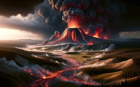 Kuzey Amerika'daki Uyuyan Volkanların Altında Devasa Magma Odaları Keşfedildi