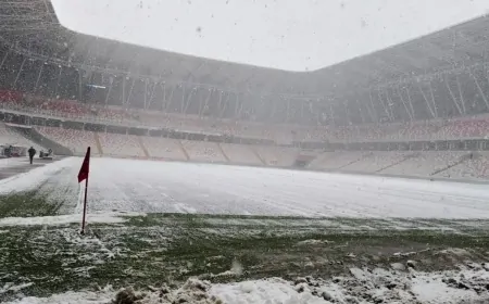 Etkili Kar Yağışı Nedeniyle 2. ve 3. Lig Maçları Tamamı Ertelendi!