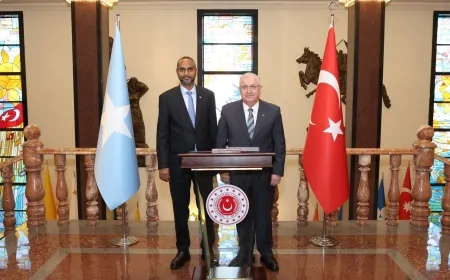 Millî Savunma Bakanı Yaşar Güler, Somali Savunma Bakanı ile görüştü