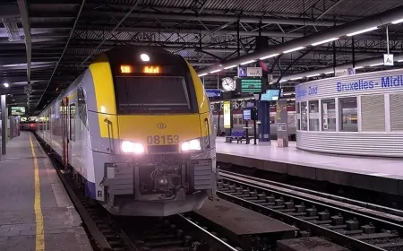 Belçika'da Ulaşım Felç: 9 Günlük Demiryolu Grevi Ülkeyi Sarstı