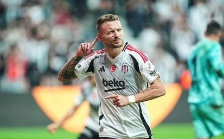 Immobile, transfer iddialarına son noktayı koydu: 'Beşiktaş'ta mutluyum'