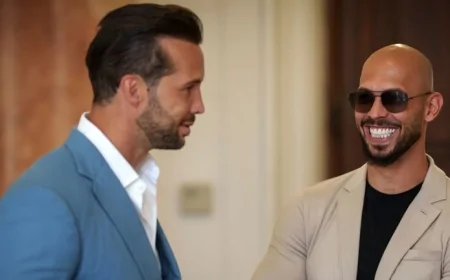 Andrew Tate ve Kardeşi Romanya'yı Özel Jetle Terk Etti: Florida'ya Uçtular