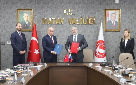 Türkiye ile Rusya arasında ‘Şehircilik İşbirliği’ kapsamında Hatay’da önemli toplantı ve saha ziyareti