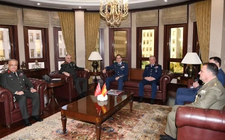 Genelkurmay Başkanı Metin Gürağ, İspanya Hava ve Uzay Kuvvetleri Komutanı Braco Carbo’yu Kabul Etti