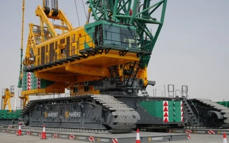 Dünyanın En Güçlü Mobil Vinci: 800 Otomobili Tek Seferde Kaldırabiliyor