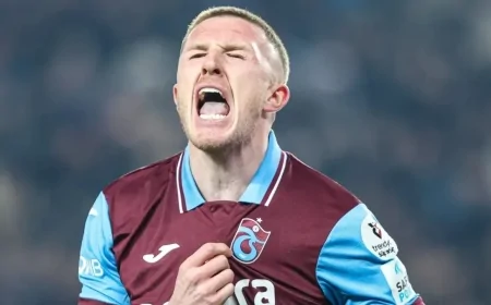 Lundstram, Trabzonspor'da 8 numarada parladı!