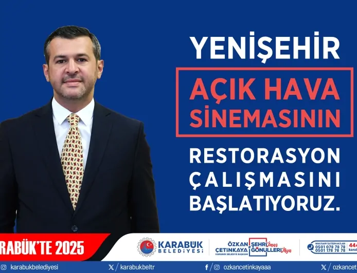 Yenişehir Açık Hava Sineması, Yıllar Sonra Yeniden Karabüklülerle Buluşuyor